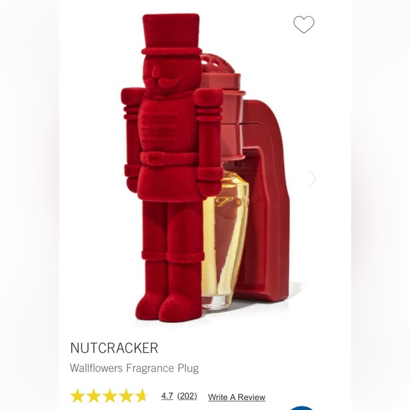 “NUTCRACKER” Wallflowers Fragrance Plug by BBW, Christmas Red Felted, NWT-Sealed - Picture 1 of 8